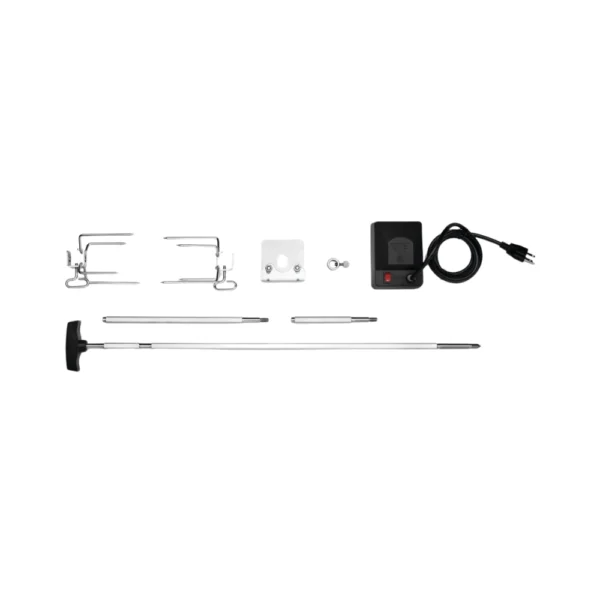 Asador Giratorio para Barbacoa de Carbón