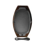 Sartén de Hierro Fundido con Base de Madera